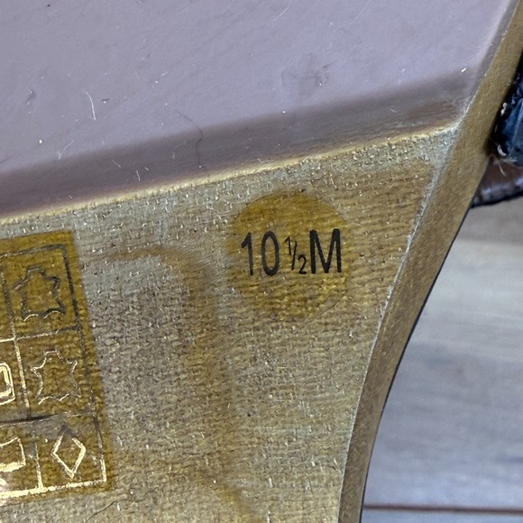 Tory Burch Basketweave Wooden Slides Womens 10.5 M Black Leather Slip On Clog - Picture 10 of 11